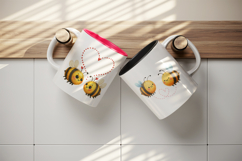 Valentine's Day mug wrap printable sublimation design Product Image 3