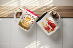 Valentine's Day mug wrap printable sublimation design Product Image 3