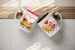 Valentine's Day mug wrap printable sublimation design Product Image 3