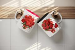 Valentine's Day mug wrap printable sublimation design Product Image 3