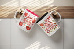 Valentine's Day mug wrap printable sublimation design Product Image 3