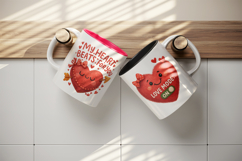 Valentine's Day mug wrap printable sublimation design Product Image 3