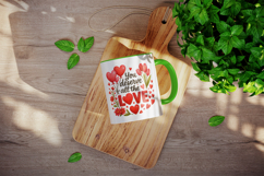 Valentine's Day mug wrap printable sublimation design Product Image 4