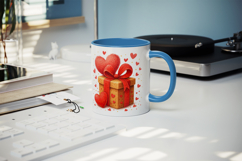 Valentine's Day mug wrap printable sublimation design Product Image 5