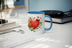 Valentine's Day mug wrap printable sublimation design Product Image 5