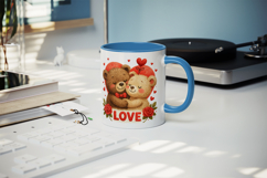 Valentine's Day mug wrap printable sublimation design Product Image 5