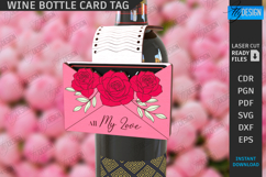 Valentine&#039;s Day Wine Bottle Tags Laser Cut|Wooden Card Tags Product Image 7