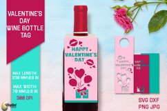Valentine&#039;s Day Wine Bottle Tags Bundle. Gift Tags Paper Cut Product Image 9
