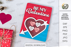 3D Valentine's Day Gifts Bundle Lasercut. Valentine Card SVG Product Image 11