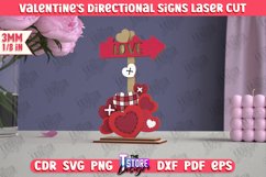Valentine&#039;s Directional Signs Laser Cut BUndle | Table Decor Product Image 7