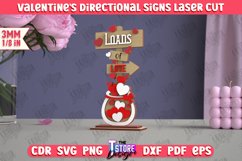 Valentine's Directional Signs | Table Statuette | Holiday Product Image 1
