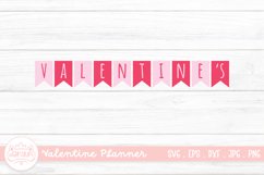 Valentine Planner Sticker | Valentine&#039;s Day Card Sticker Product Image 1