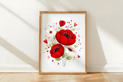 Valentine's Flowers Clipart Product Image 3