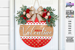 Valentine’s Round Door Signs Laser Cut Bundle| Layered Decor Product Image 9