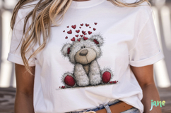 Valentine&#039;s Teddy Bear Clipart Bundle Product Image 6