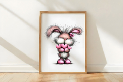 Valentine&#039;s Whimsical Bunny Clipart Product Image 3