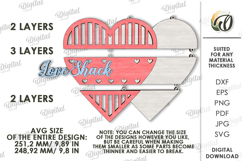 Valentine&#039;s Day Door Hangers Bundle Laser Cut. Valentine SVG Product Image 5