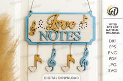 Valentine&#039;s Day Door Hangers Bundle Laser Cut. Valentine SVG Product Image 12