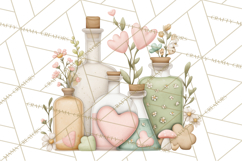 Science Valentine Lab Clipart PNG Chemistry Love Art Product Image 3