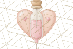 Science Valentine Lab Clipart PNG Chemistry Love Art Product Image 4