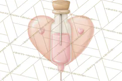 Science Valentine Lab Clipart PNG Chemistry Love Art Product Image 4