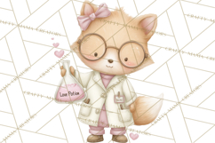 Science Valentine Lab Clipart PNG Chemistry Love Art Product Image 3