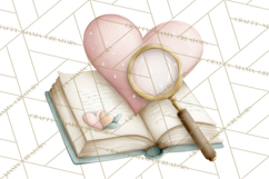 Science Valentine Lab Clipart PNG Chemistry Love Art Product Image 4