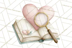 Science Valentine Lab Clipart PNG Chemistry Love Art Product Image 4
