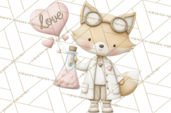 Science Valentine Lab Clipart PNG Chemistry Love Art Product Image 5