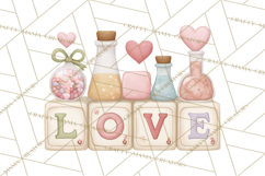 Science Valentine Lab Clipart PNG Chemistry Love Art Product Image 5