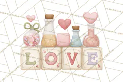 Science Valentine Lab Clipart PNG Chemistry Love Art Product Image 5