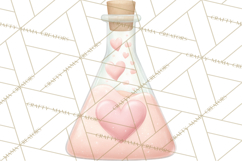 Science Valentine Lab Clipart PNG Chemistry Love Art Product Image 4