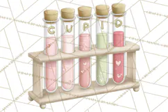 Science Valentine Lab Clipart PNG Chemistry Love Art Product Image 2