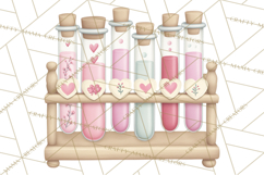 Science Valentine Lab Clipart PNG Chemistry Love Art Product Image 2
