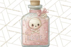 Science Valentine Lab Clipart PNG Chemistry Love Art Product Image 4