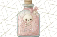 Science Valentine Lab Clipart PNG Chemistry Love Art Product Image 4
