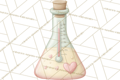 Science Valentine Lab Clipart PNG Chemistry Love Art Product Image 2