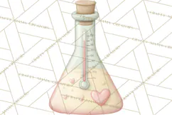 Science Valentine Lab Clipart PNG Chemistry Love Art Product Image 2