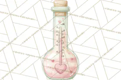 Science Valentine Lab Clipart PNG Chemistry Love Art Product Image 3