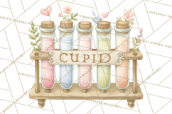 Science Valentine Lab Clipart PNG Chemistry Love Art Product Image 3