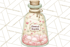 Science Valentine Lab Clipart PNG Chemistry Love Art Product Image 4