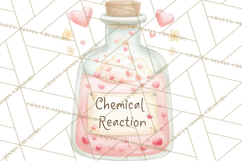 Science Valentine Lab Clipart PNG Chemistry Love Art Product Image 5