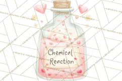 Science Valentine Lab Clipart PNG Chemistry Love Art Product Image 5