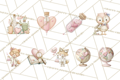 Science Valentine Lab Clipart PNG Chemistry Love Art Product Image 3