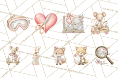 Science Valentine Lab Clipart PNG Chemistry Love Art Product Image 6