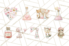 Science Valentine Lab Clipart PNG Chemistry Love Art Product Image 7