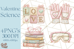 Science Valentine Lab Clipart PNG Chemistry Love Art Product Image 1