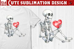 Valentines Skeleton clipart | Happy Valentine&#039;s Day Product Image 1