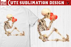 Valentines Skeleton clipart | Happy Valentine&#039;s Day Product Image 1