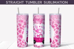 Valentine Truck Tumbler Sublimation | Valentine Tumbler Product Image 1